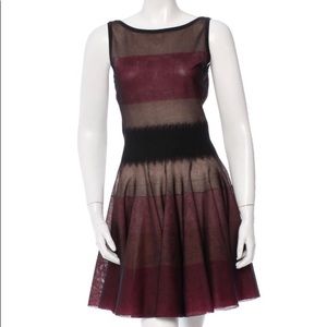 Alaïa Fit and Flair silk dress FR42